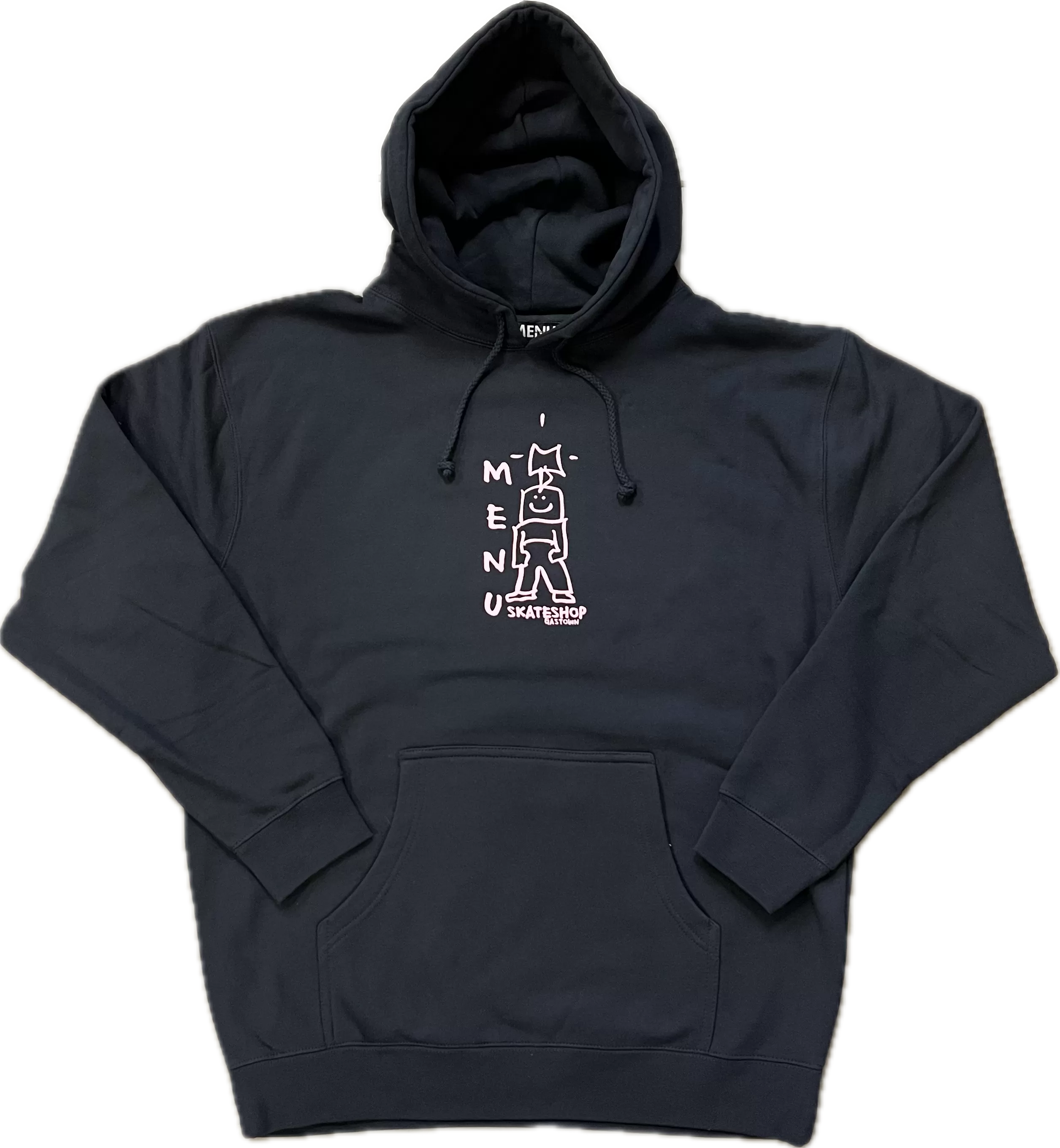 Menu X Gonz Hoody - Navy/Lt. Pink