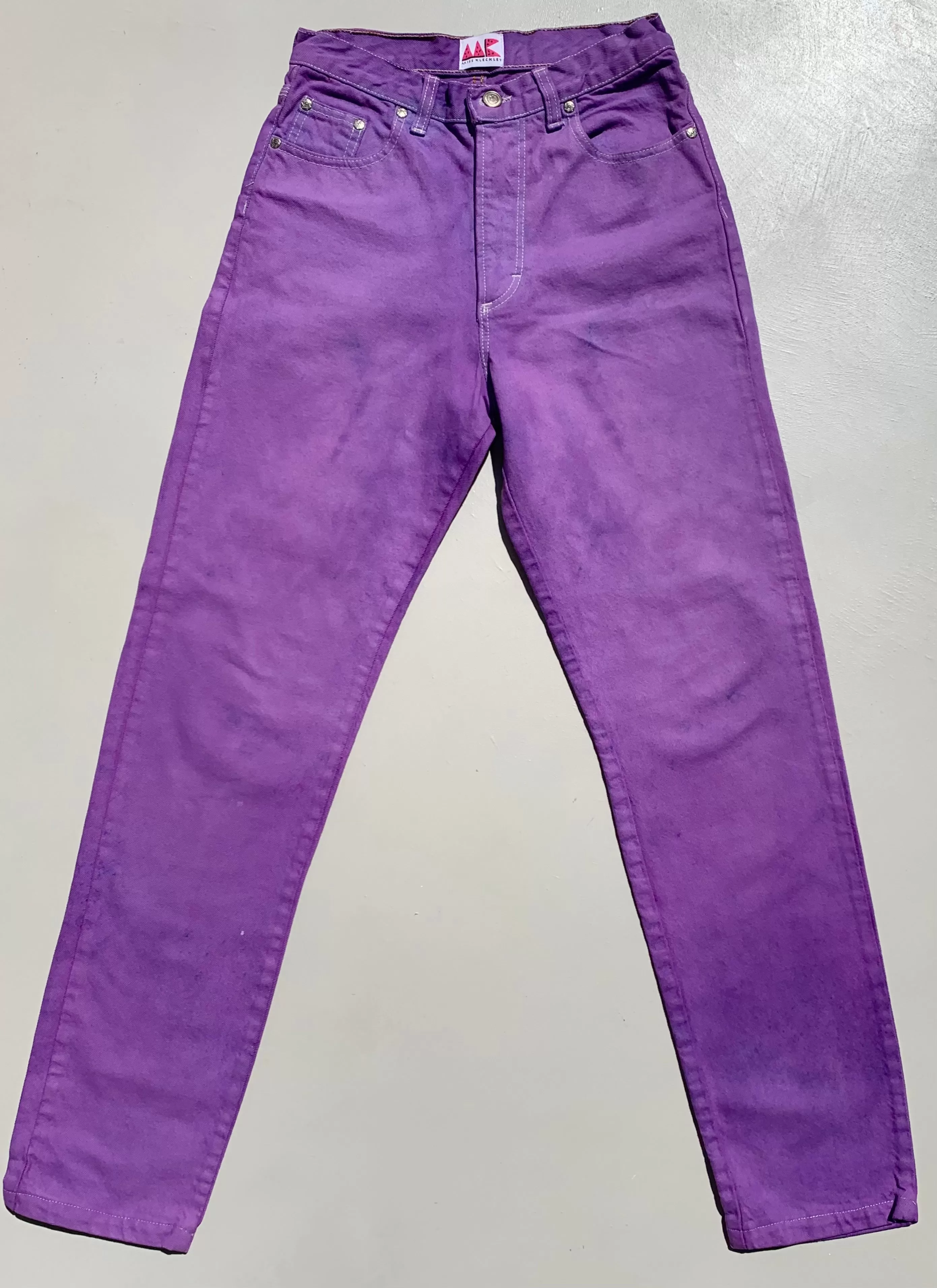 MK VINTAGE LILAC DENIM JEANS talla S