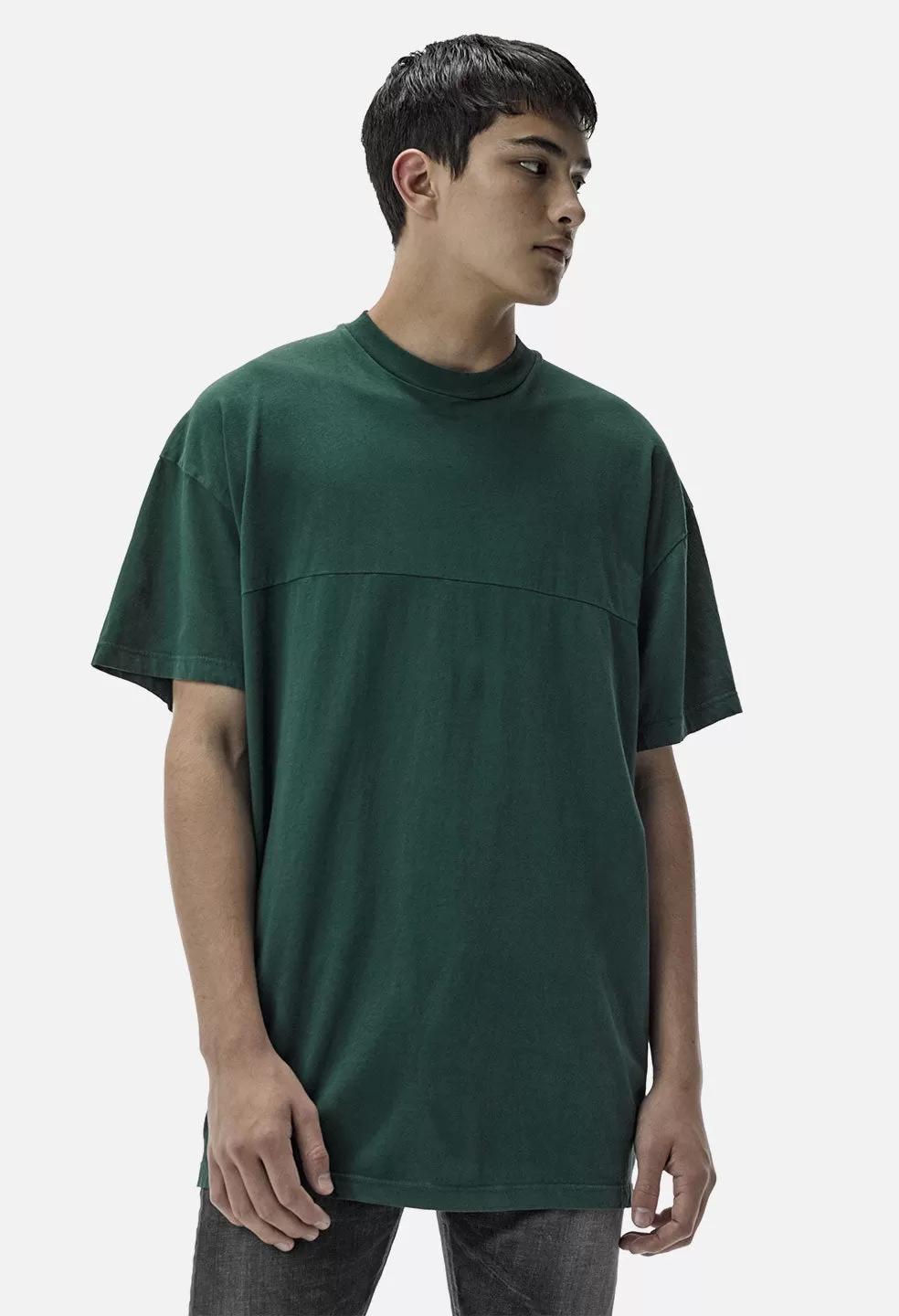 Mock Panel Tee / Forest