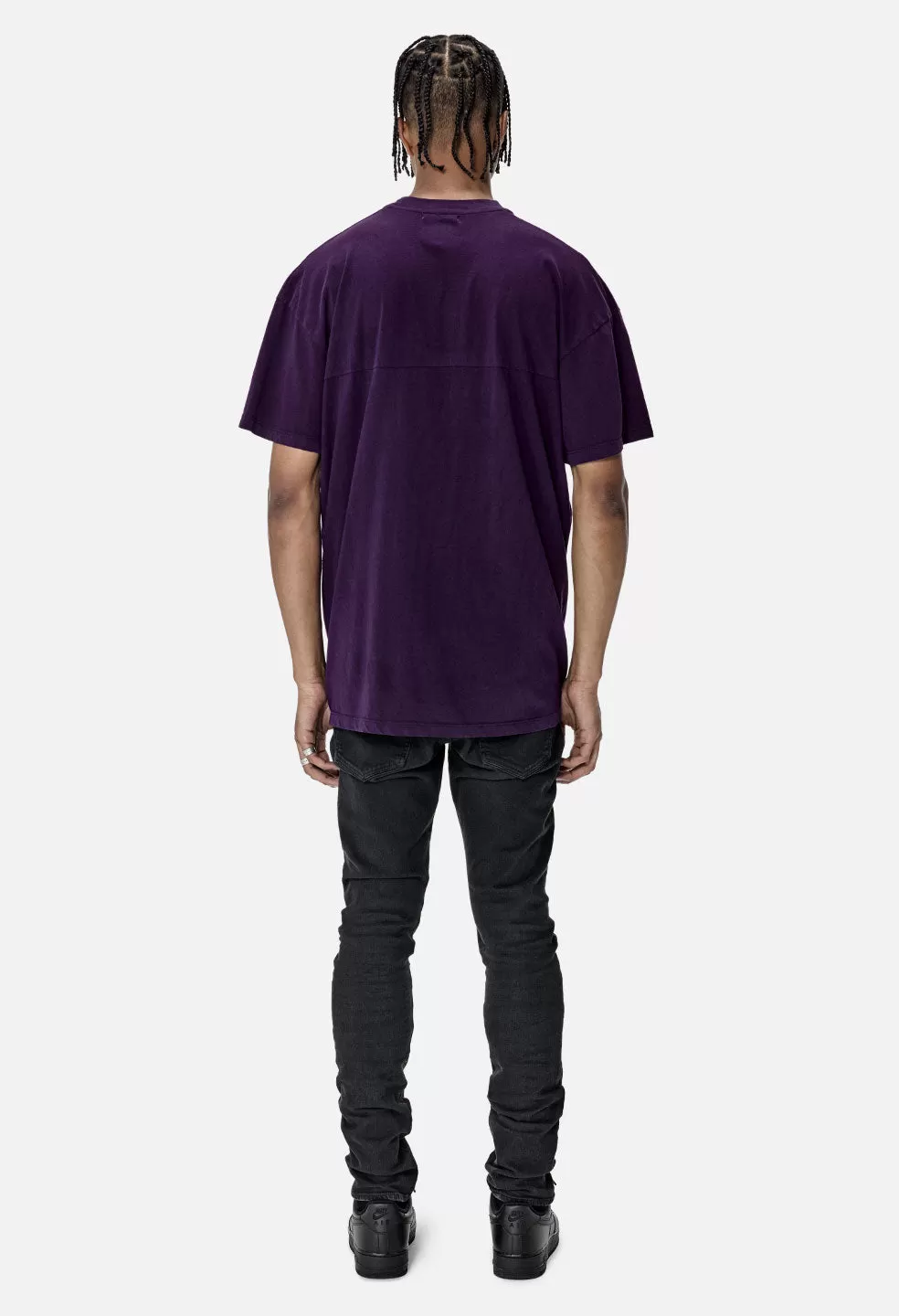 Mock Panel Tee / Purple