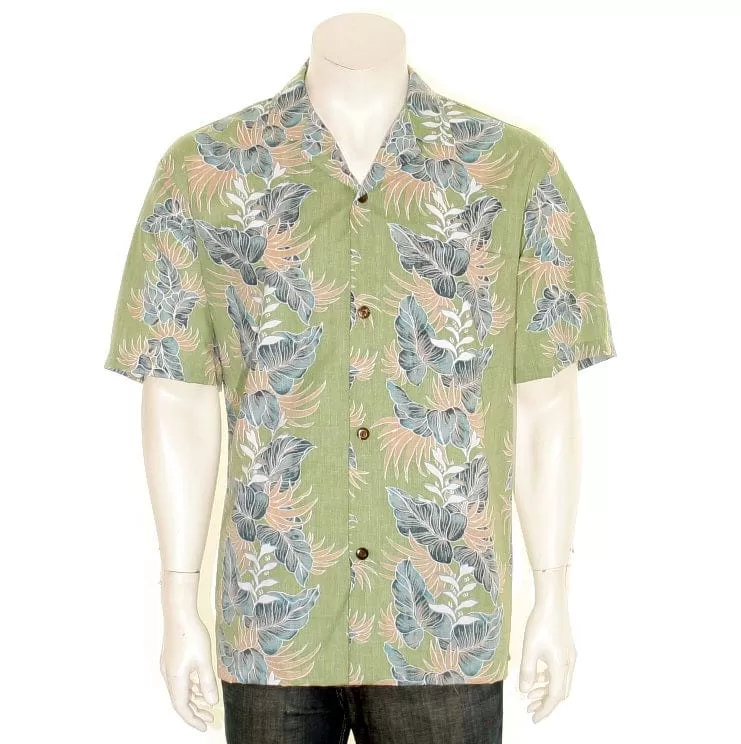 Monstera Panel Aloha Shirt