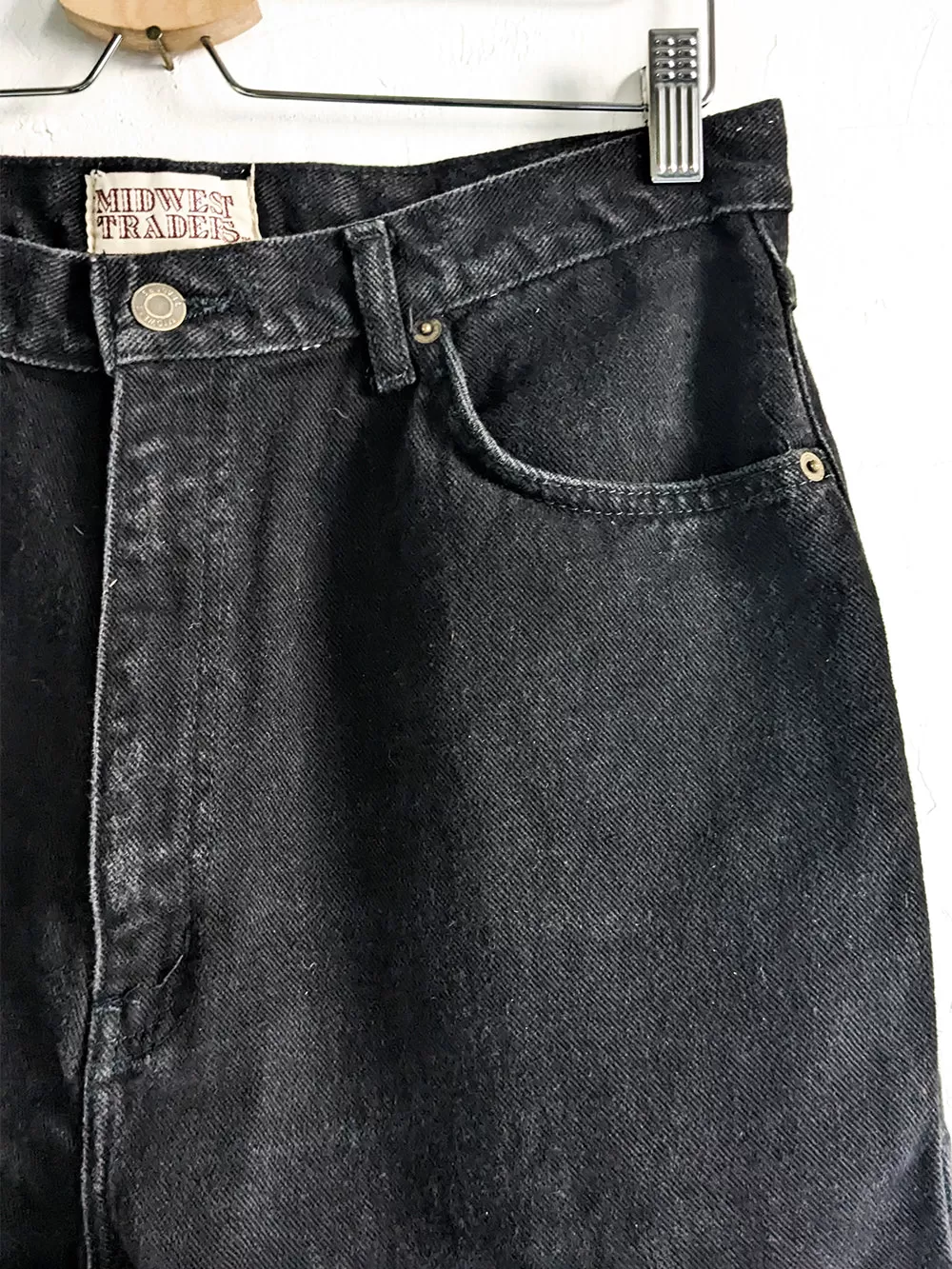 MT Inky Black Mid Rise Jeans