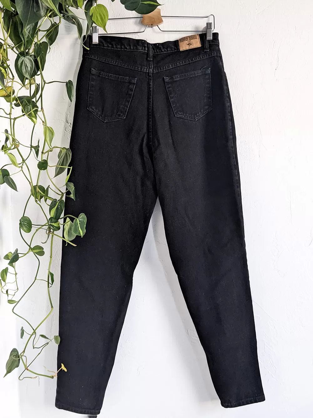 MT Inky Black Mid Rise Jeans