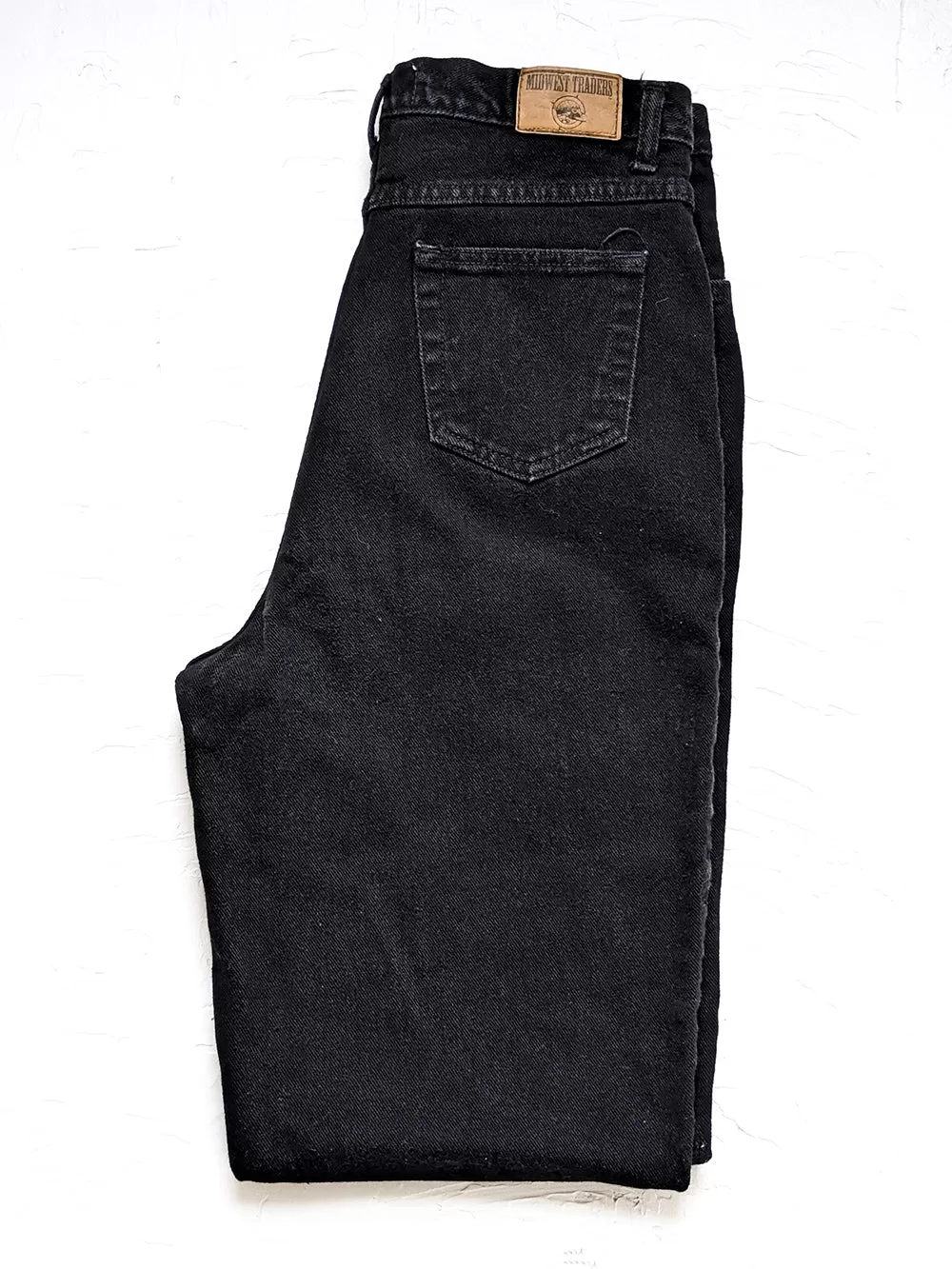 MT Inky Black Mid Rise Jeans