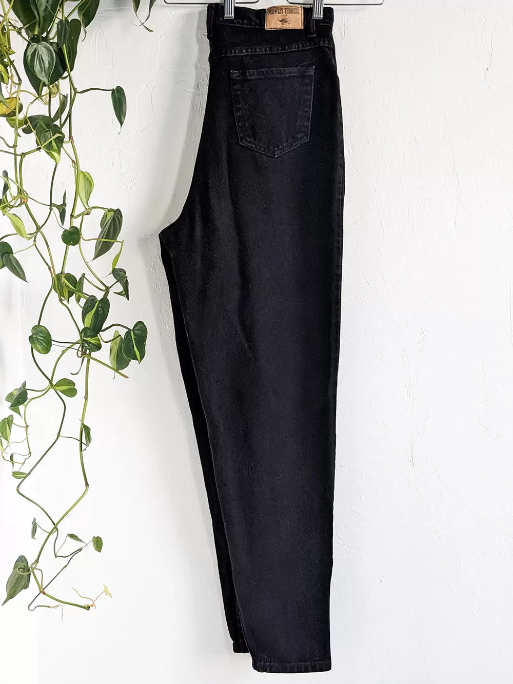 MT Inky Black Mid Rise Jeans