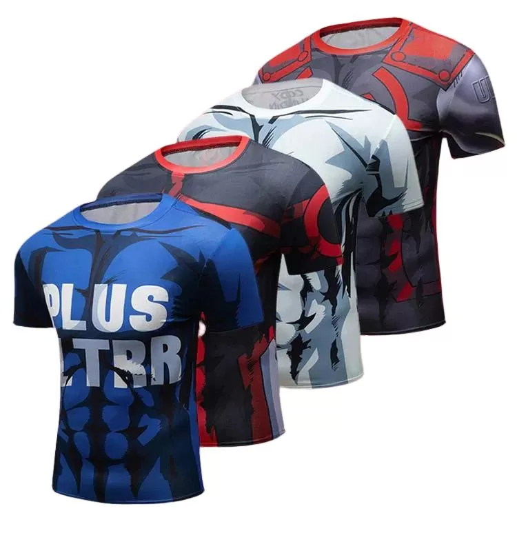 My Hero Academia 'All Might | Bronze Age' Elite Short Sleeve Rashguard