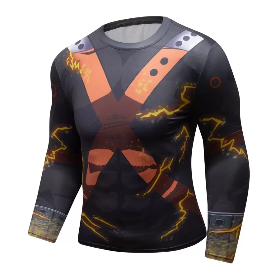 My Hero Academia 'Bakugo | One For All' Elite Long Sleeve Rashguard