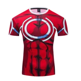 My Hero Academia Compression 'All Might Silver Age' Premium Short Sleeve RashGuard