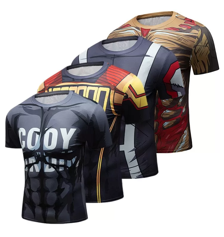 My Hero Academia 'Plus Ultra | Onyx' Elite Short Sleeve Rashguard