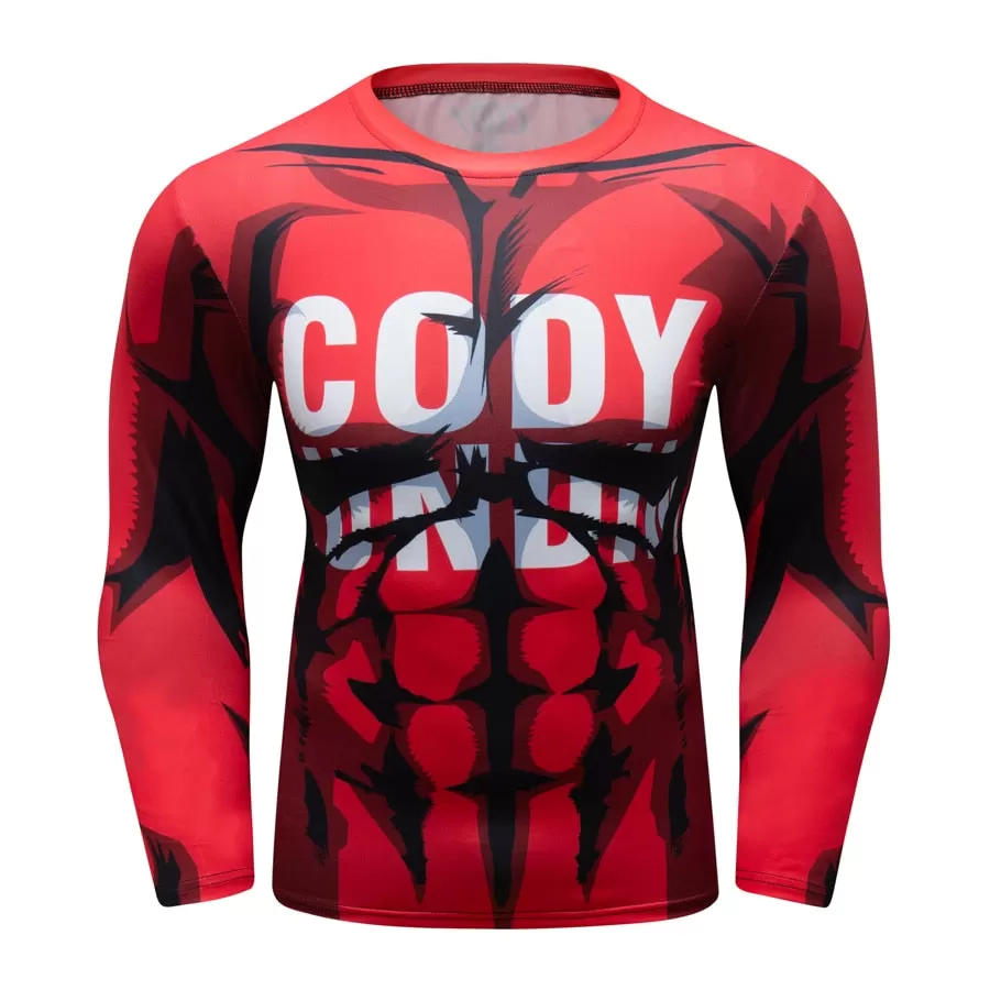 My Hero Academia 'Plus Ultra | Red' Elite Long Sleeve Rashguard