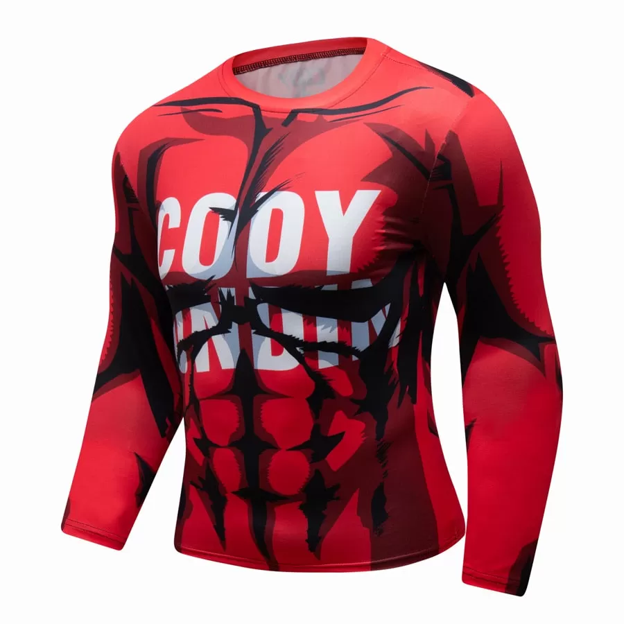 My Hero Academia 'Plus Ultra | Red' Elite Long Sleeve Rashguard