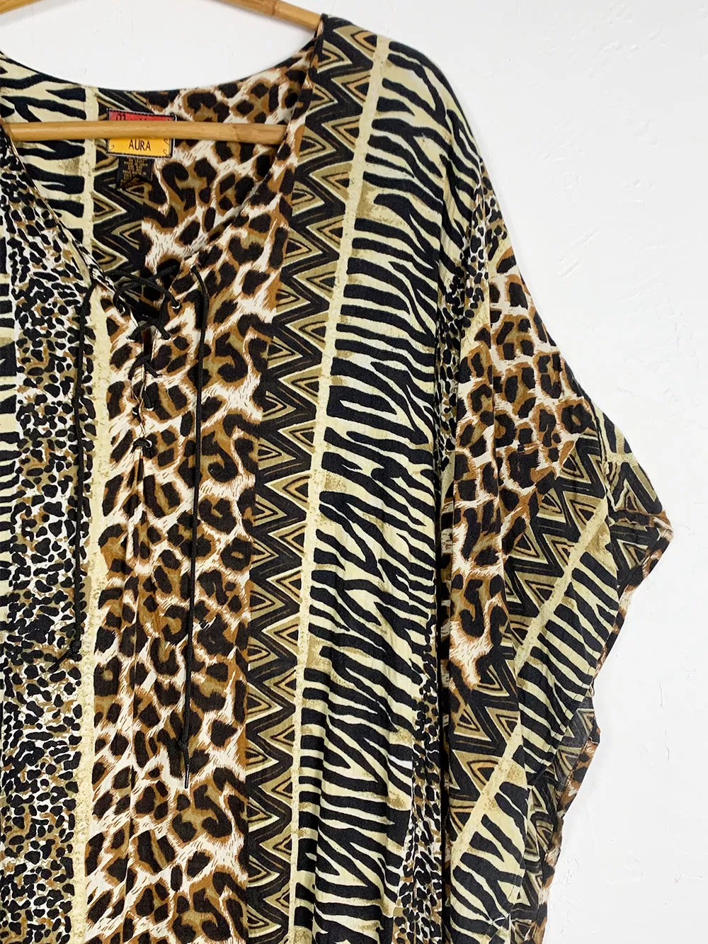 MystiqueAura Mixed Animal Print Kaftan