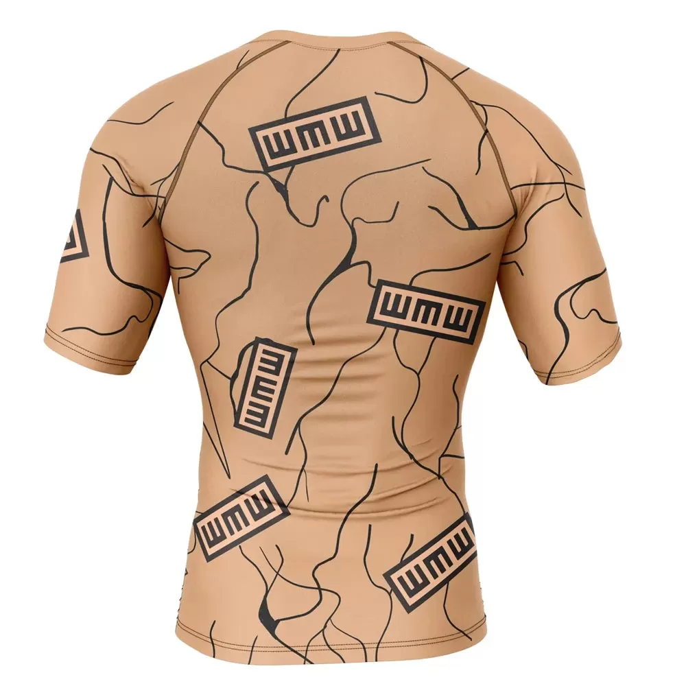 Naruto 'Gourd | Gaara' Short Sleeve Compression Rashguard