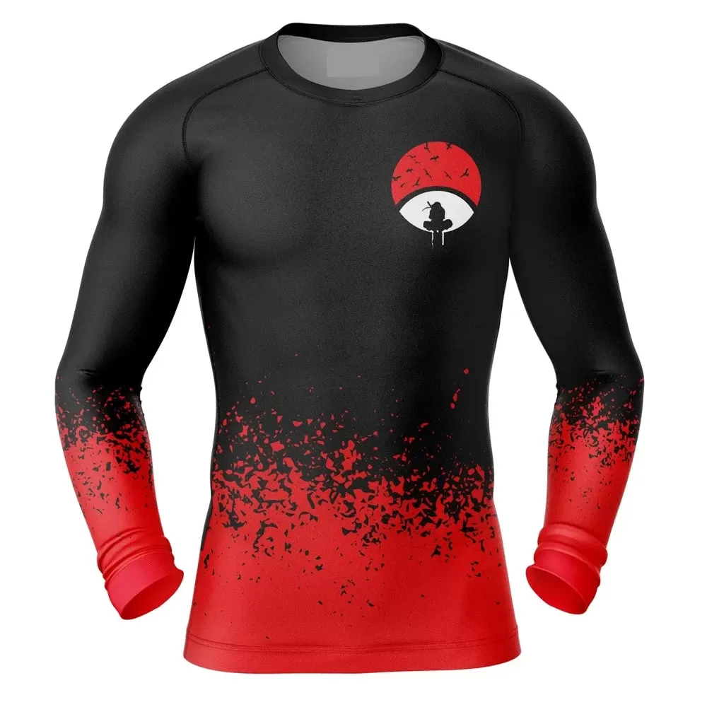 Naruto 'Sharingan' Long Sleeve Compression Rashguard