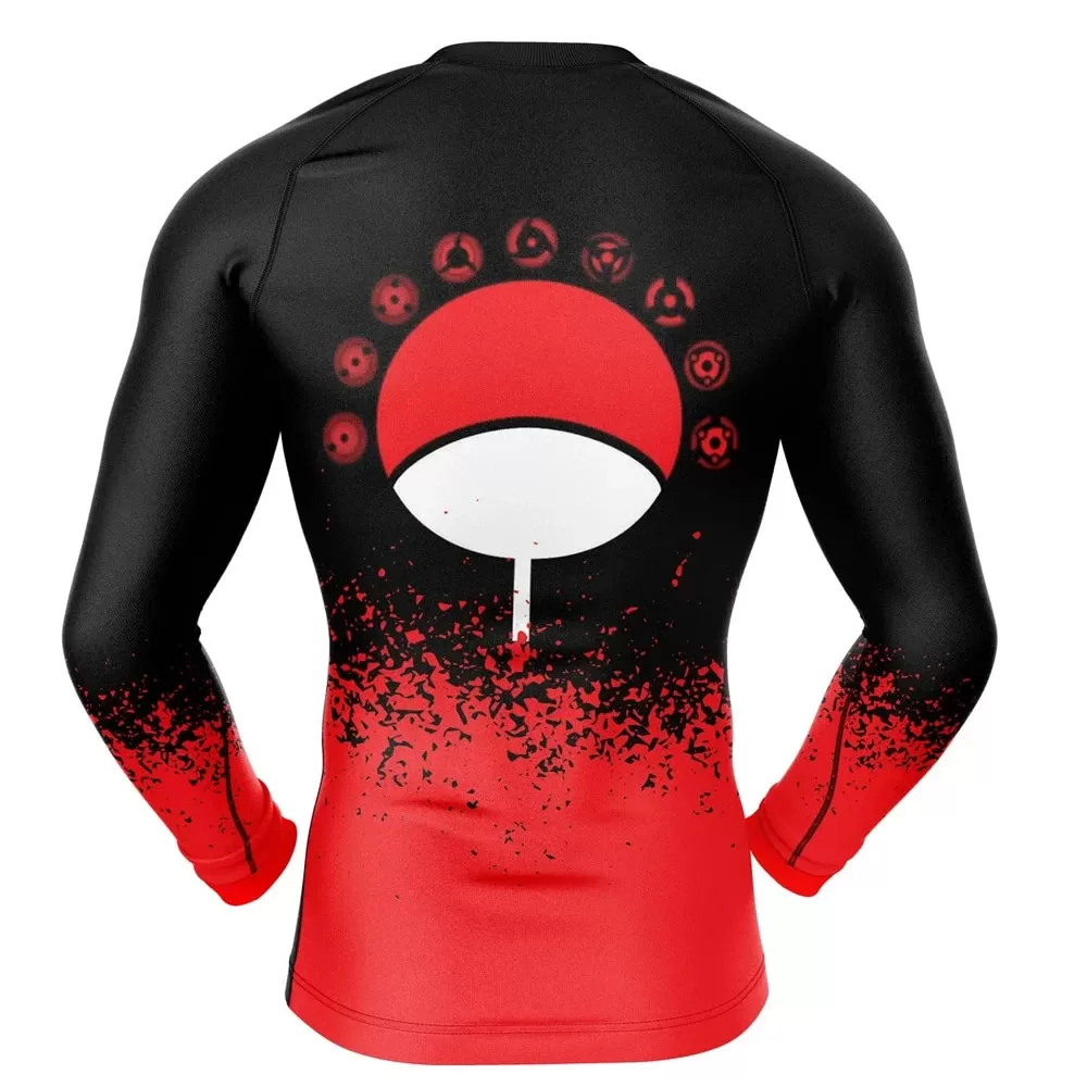 Naruto 'Sharingan' Long Sleeve Compression Rashguard