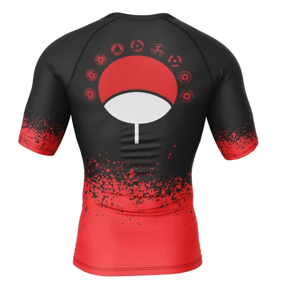 Naruto 'Sharingan' Short Sleeve Compression Rashguard