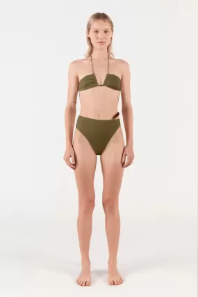 NEAL HALTER TOP BOUCIE-OLIVE