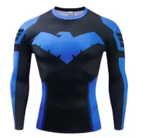 Nightwing 'Dick Grayson' Long Sleeve Compression Rashguard