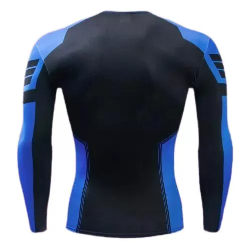 Nightwing 'Dick Grayson' Long Sleeve Compression Rashguard