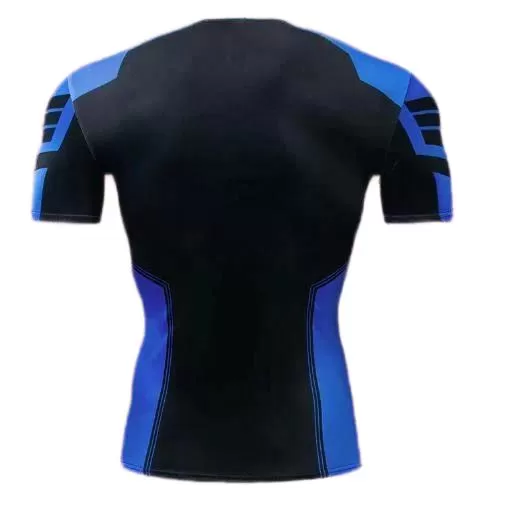 Nightwing 'Dick Grayson' Short Sleeve Compression Rashguard