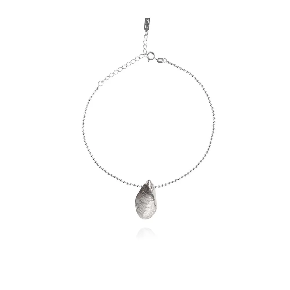 Olivia Silver Anklet Seashell