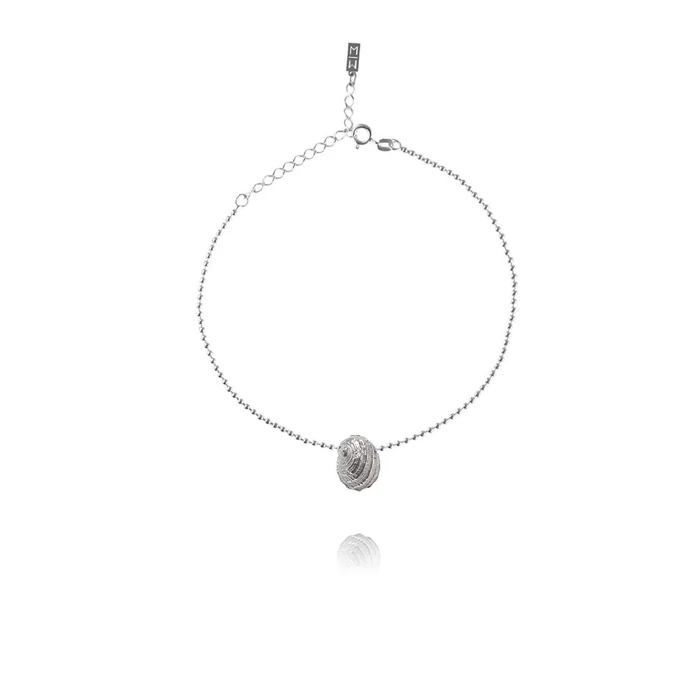 Olivia Silver Anklet Seashell