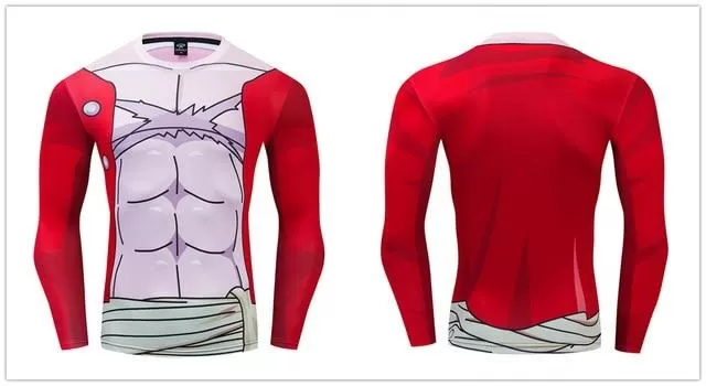 One Piece Compression 'Luffy' Premium Long Sleeve Rashguard