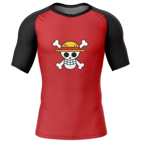 One Piece 'Luffy | Straw Hats' Short Sleeve Compression Rashguard