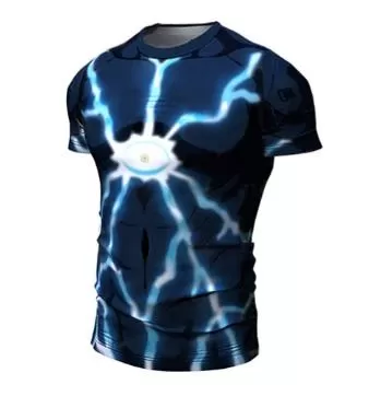 One Punch Man 'Lord Boros' Short Sleeve Premium Compression RashGuard