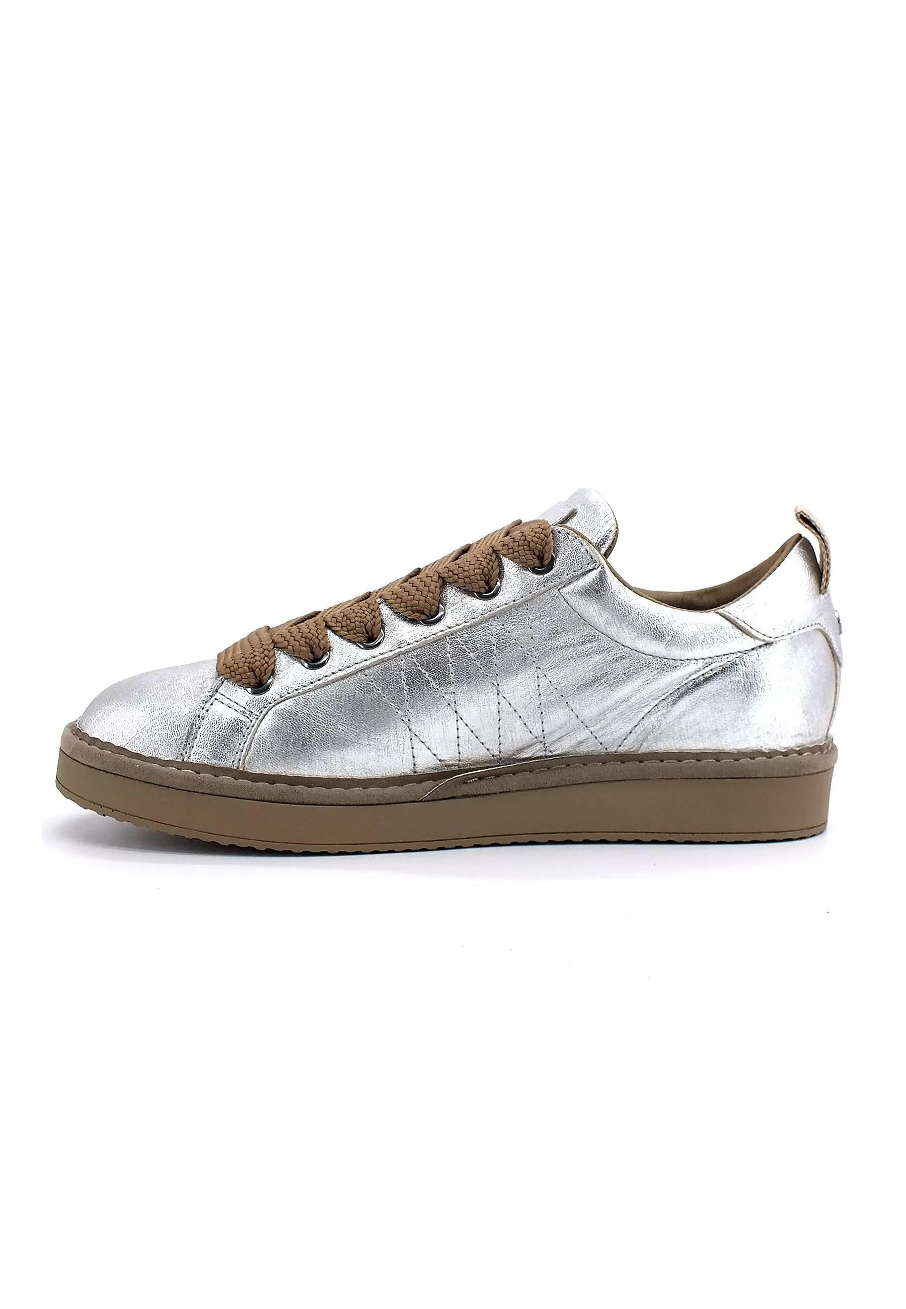 PAN CHIC Lace-Up Sneaker Donna Silver P01W1600100319