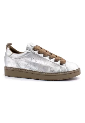 PAN CHIC Lace-Up Sneaker Donna Silver P01W1600100319