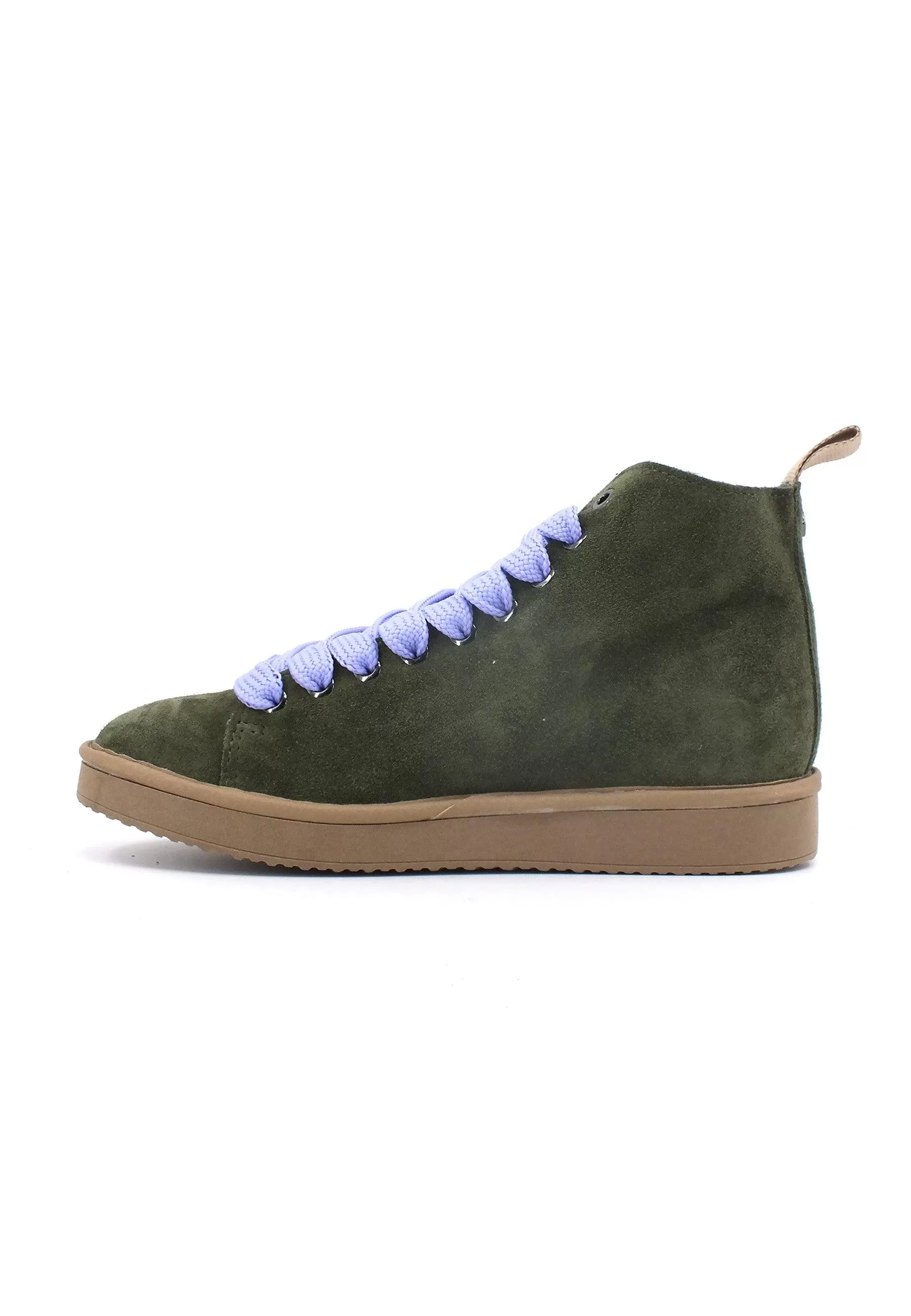 PAN CHIC Stivaletto Pelo Donna Military Green Urban Violet P01W007-00332074