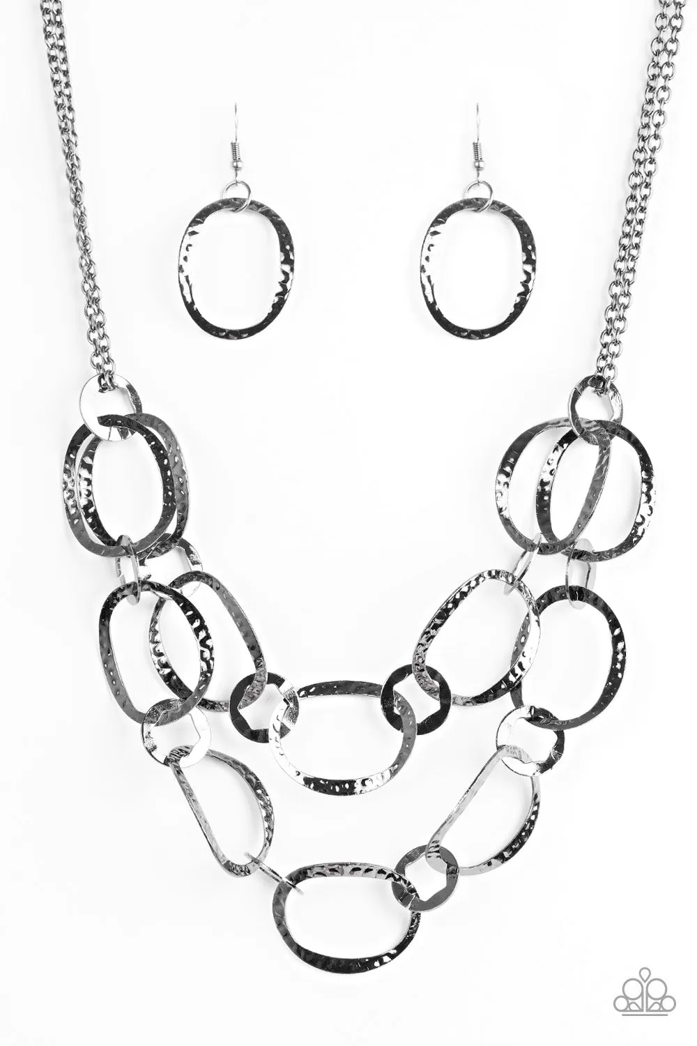 Paparazzi Circus Chic - Black Necklace