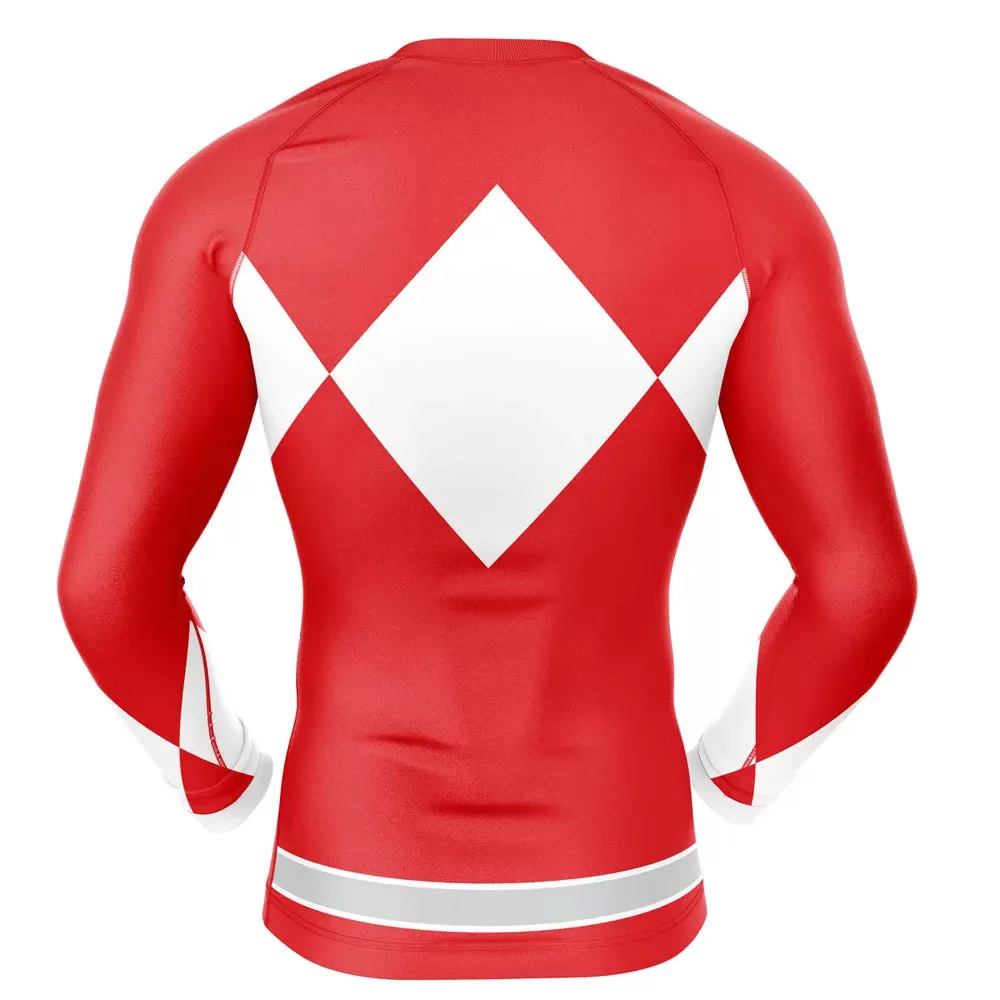 Power Rangers 'Red Ranger' Long Sleeve Compression Rashguard