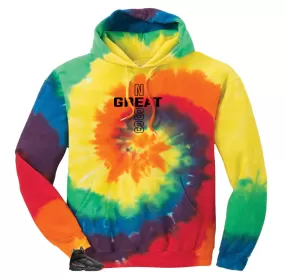 Retro 8 Air Raid Hoody - Greatness Cross - Tye Dye