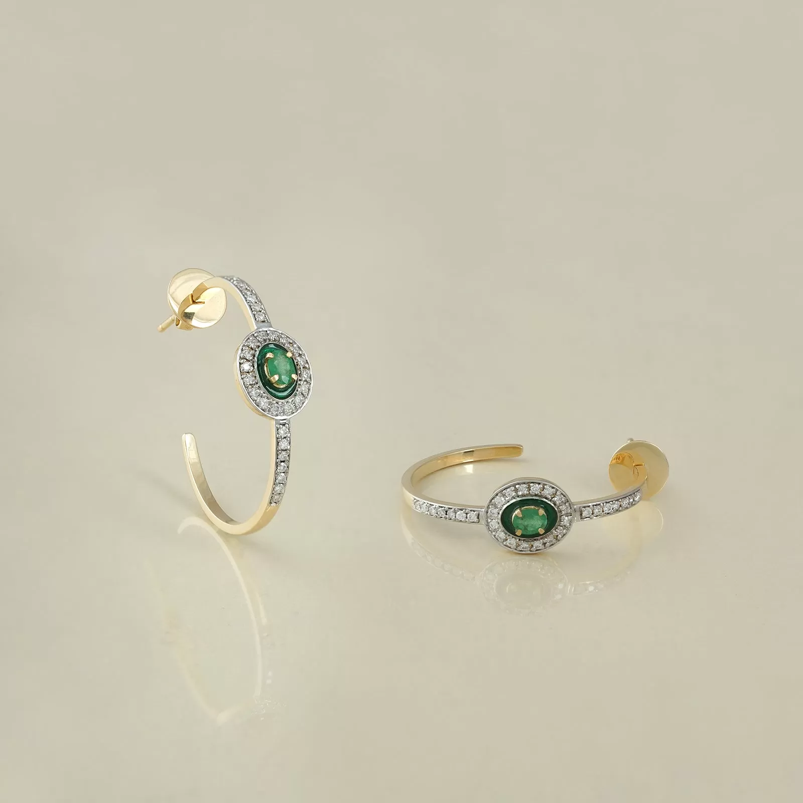 Runa Emerald Earrings