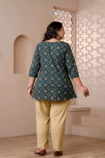 Short Plus Size Kurti Tunic for Women