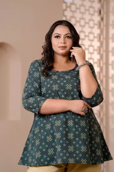 Short Plus Size Kurti Tunic for Women