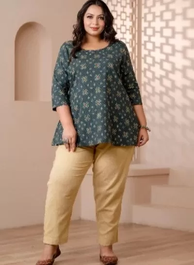 Short Plus Size Kurti Tunic for Women