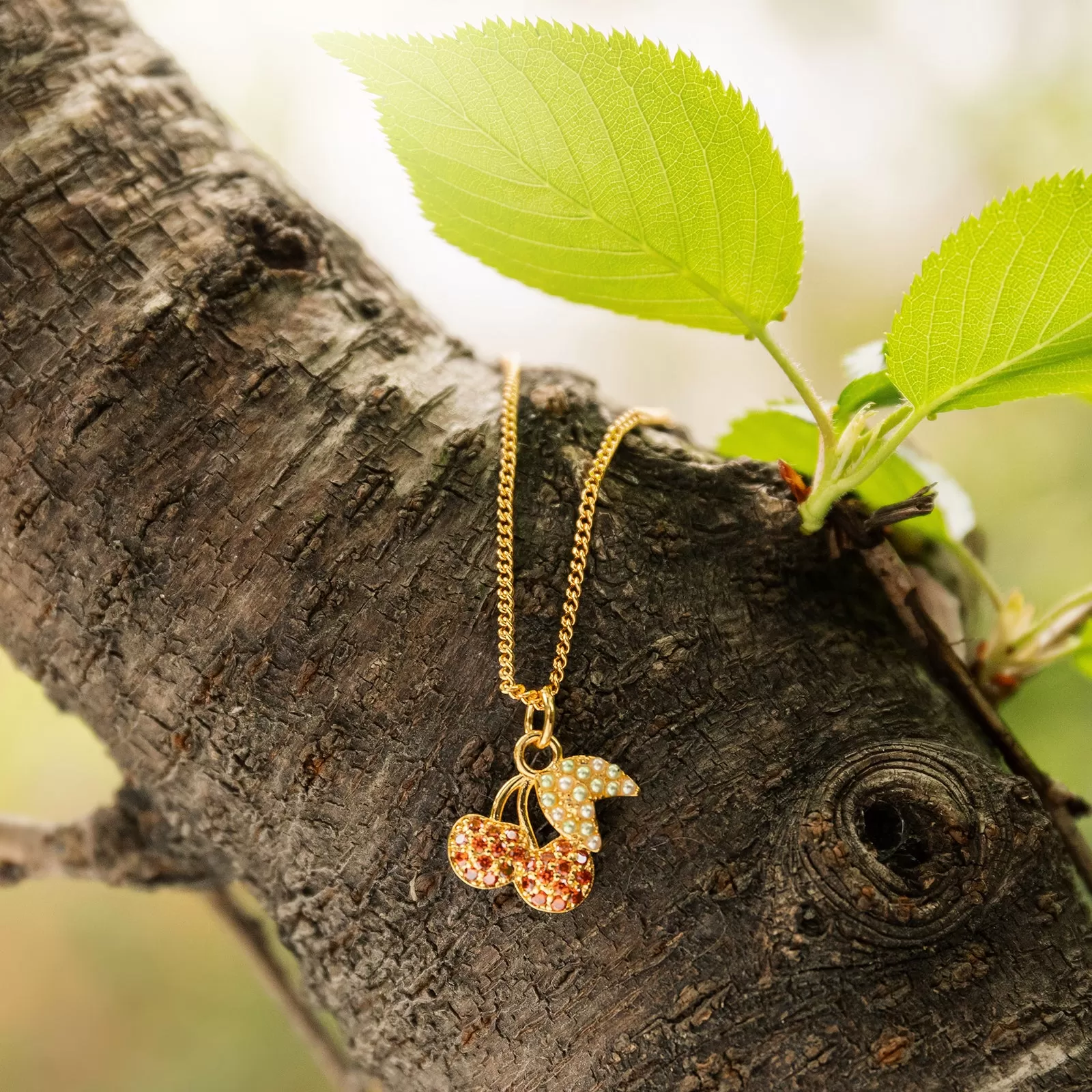 Summer Cherry Necklace