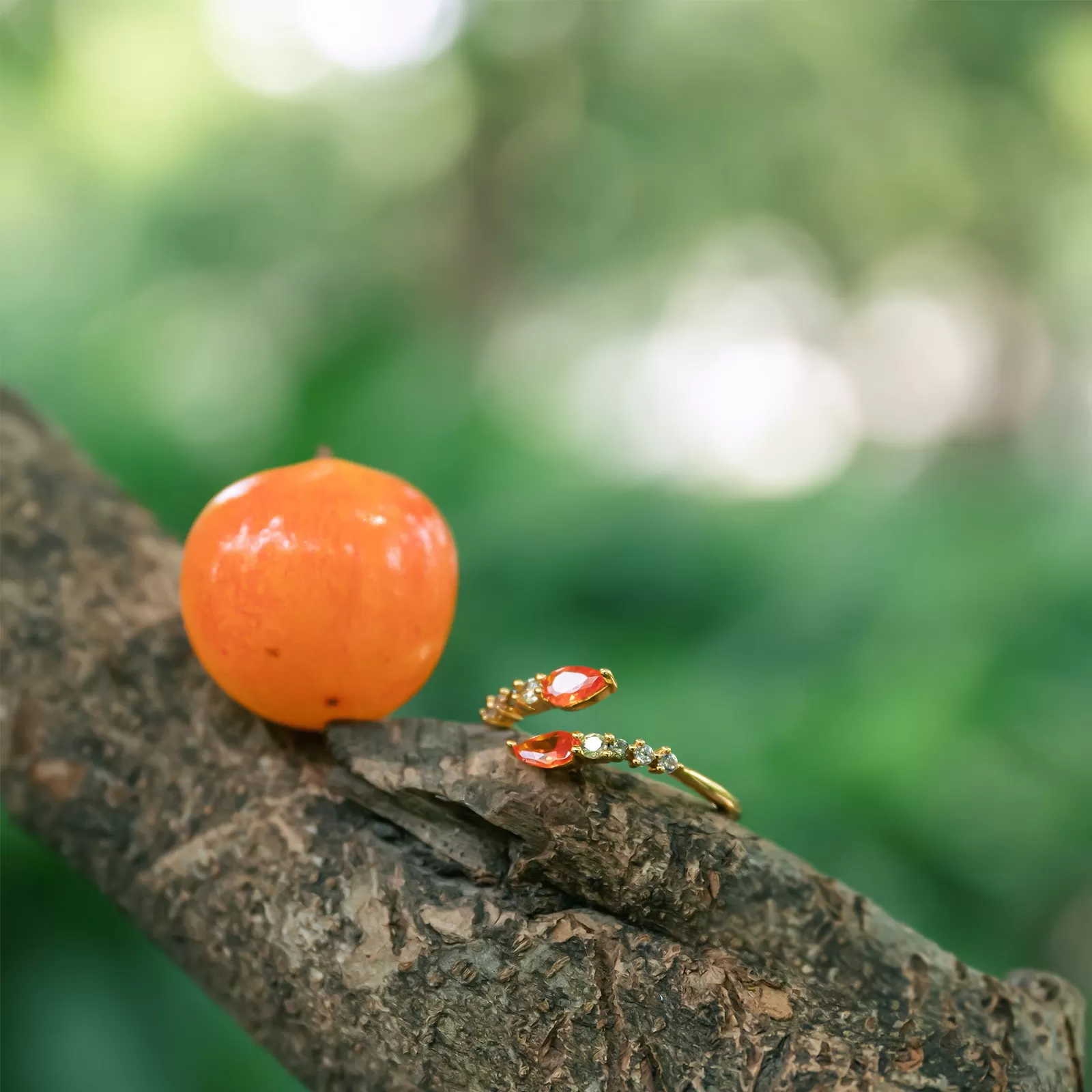 Summer Diamond Fruit Ring