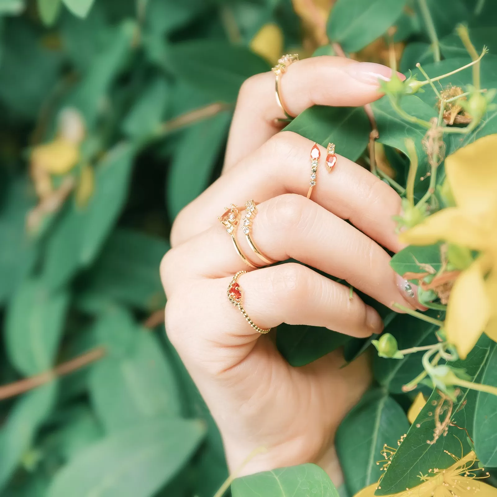 Summer Diamond Fruit Ring