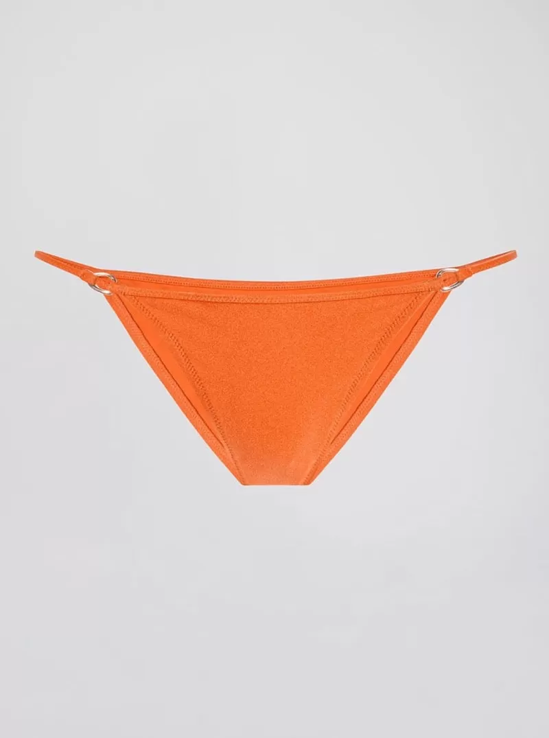 The Ilona Bikini Bottom in Warm Orange