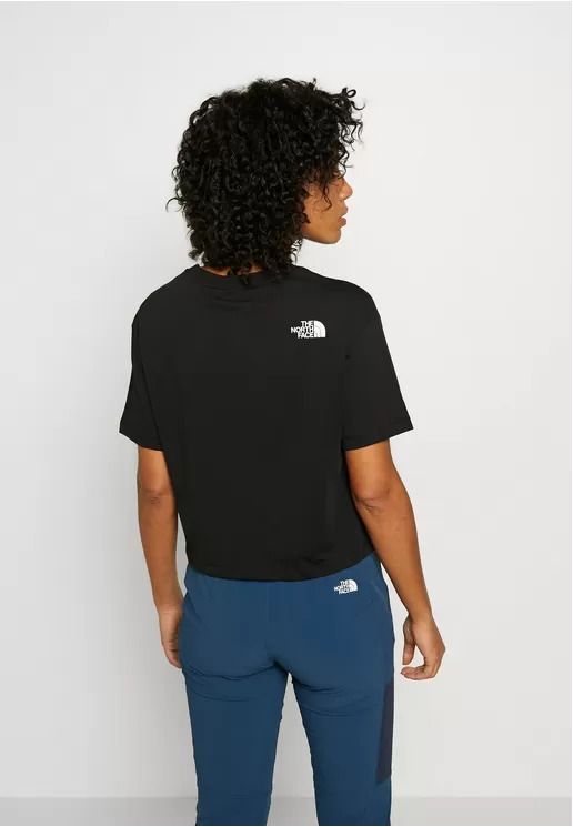 The North Face Crop Dome Tee girls' t-shirt NF0A82ECJK31 black