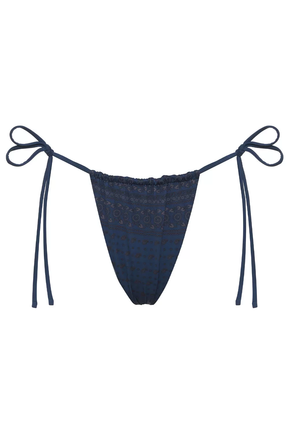 Tia String Bikini Bottom - Indigo Dusk