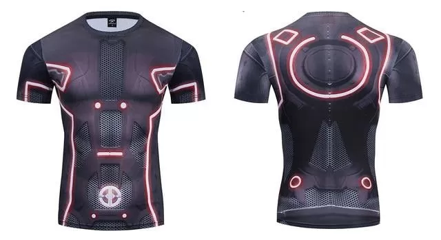 Tron Legacy Compression 'Clu | Finish the Game' Premium Short Sleeve Rashguard