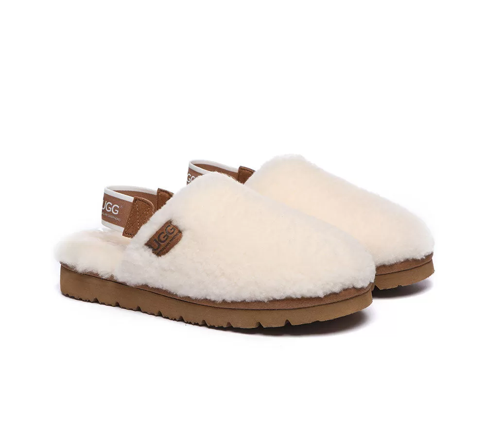 UGG AUSTRALIAN SHEPHERD Removable Strap Slingback Ugg Slipper Women Kamari