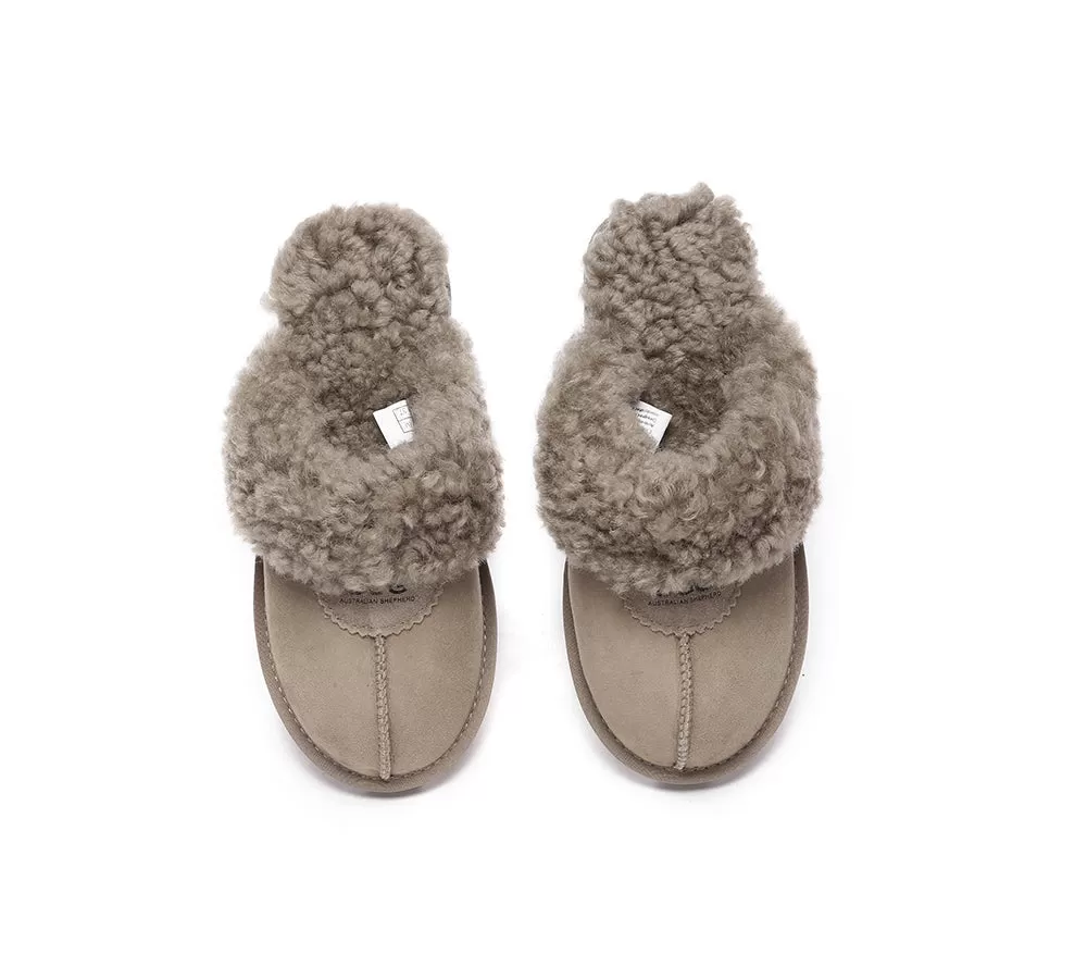 UGG AUSTRALIAN SHEPHERD Ugg Slipper Double Faced Sheepskin Waffle Curly