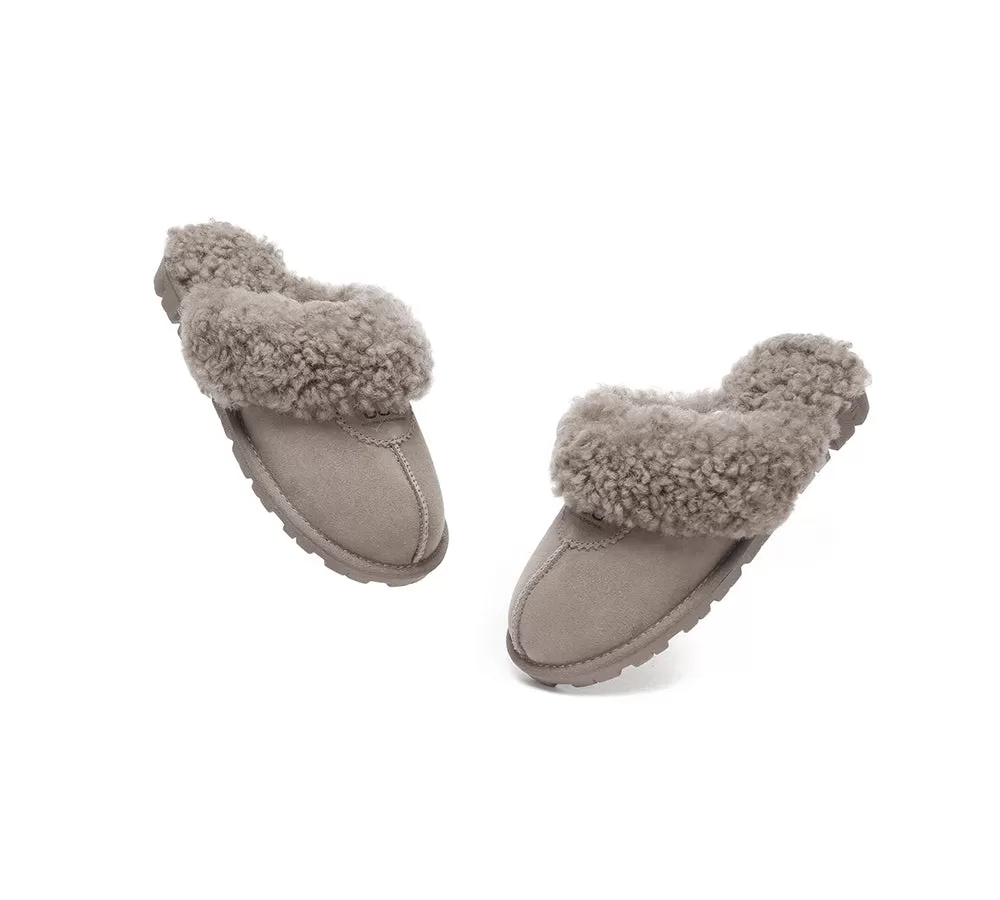 UGG AUSTRALIAN SHEPHERD Ugg Slipper Double Faced Sheepskin Waffle Curly