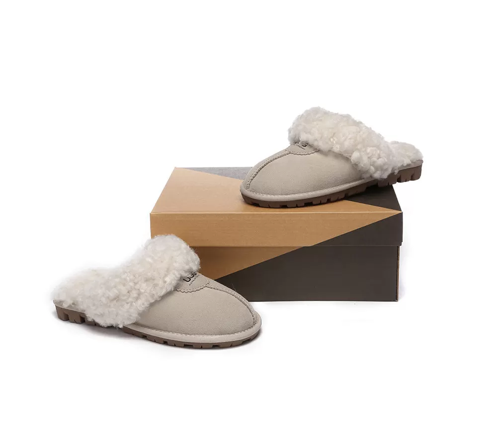 UGG AUSTRALIAN SHEPHERD Ugg Slipper Double Faced Sheepskin Waffle Curly